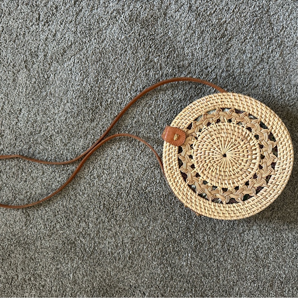 Wicker purse